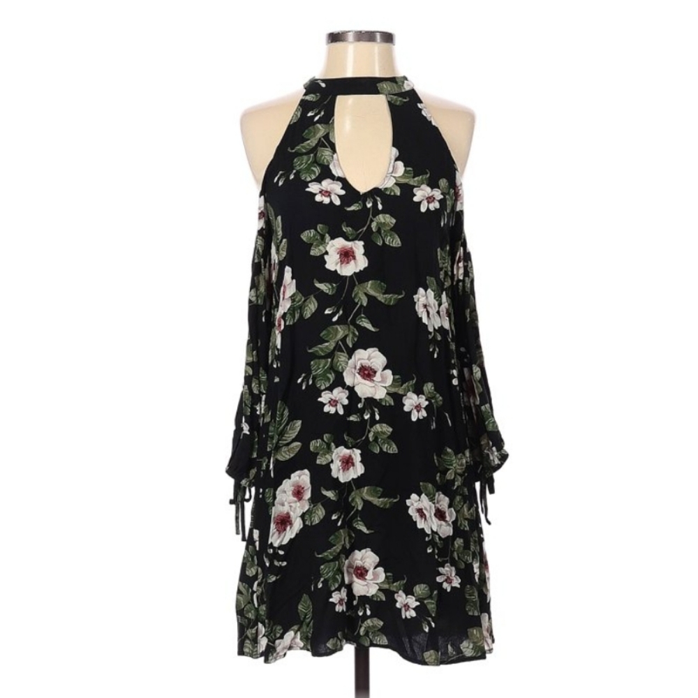 American Eagle dress drape shoulder dress